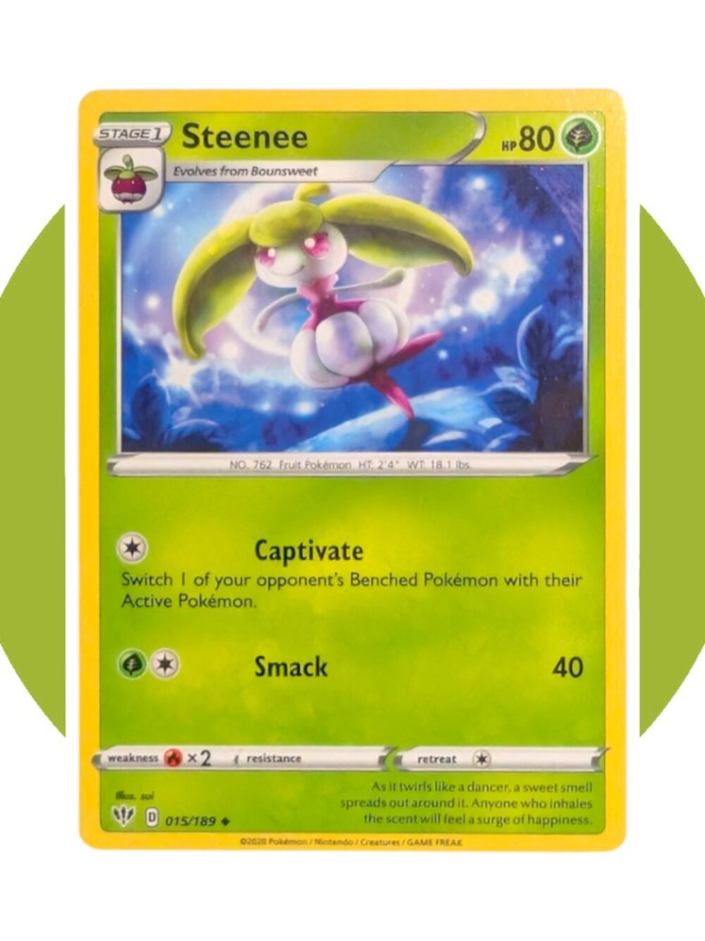 Darkness Ablaze Card (O07): Steenee 015/189, sui